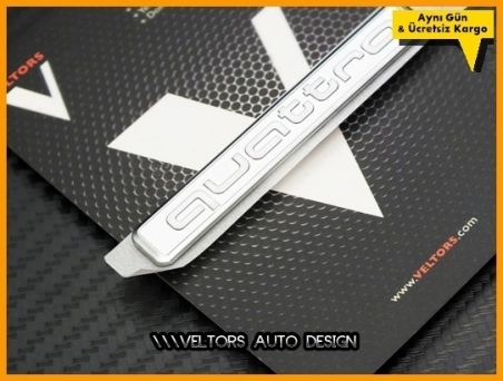 Audi Yeni Nesil Quattro Torpido Kokpit Logo Amblem