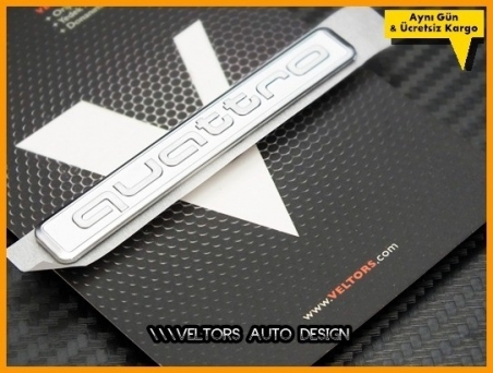 Audi Yeni Nesil Quattro Torpido Kokpit Logo Amblem