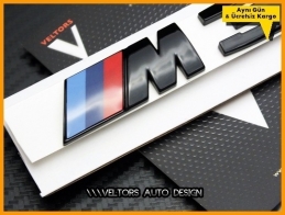BMW 3 Serisi Orijnal Piano Black M3 Bagaj Yazı Logo Amblem