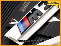 BMW 3 Serisi Orijnal Piano Black M3 Bagaj Yazı Logo Amblem