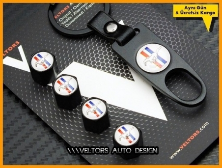 Ford Mustang Logo Amblem Anahtarlık Sibop Kapak Seti