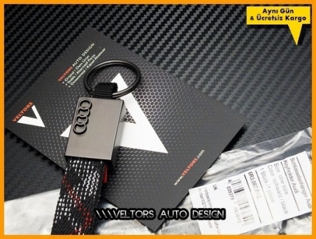 Audi Logo Amblem Orijnal Audi Anahtarlık