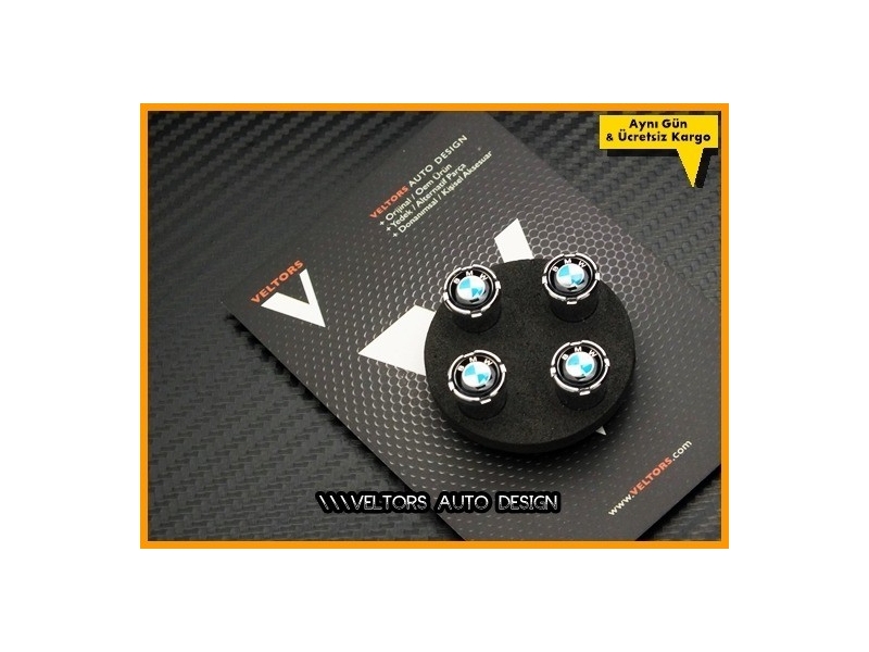 BMW Logo Amblem Araç Sibop Kapak Seti BMW Logo Amblem Araç Sibop Kapak Seti