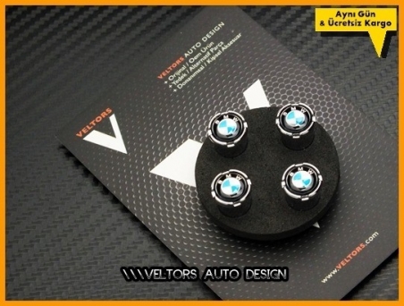 BMW Logo Amblem Araç Sibop Kapak Seti