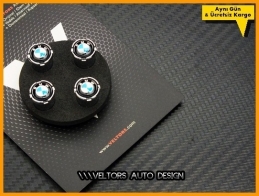 BMW Logo Amblem Araç Sibop Kapak Seti BMW Logo Amblem Araç Sibop Kapak Seti