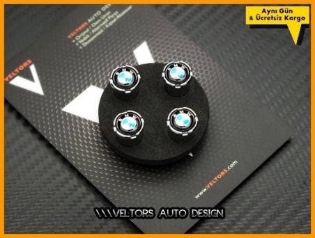 BMW Logo Amblem Araç Sibop Kapak Seti
