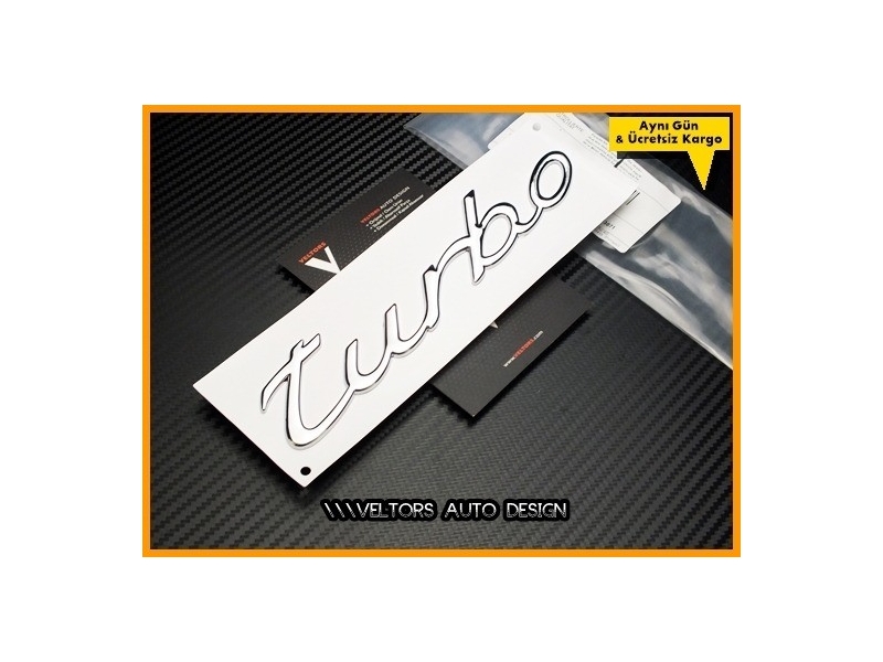 Porsche Panamera Cayman Carrera Macan Turbo Yazı Logo Amblem