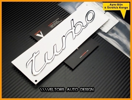 Porsche Panamera Cayman Carrera Macan Turbo Yazı Logo Amblem