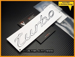 Porsche Panamera Cayman Carrera Macan Turbo Yazı Logo Amblem