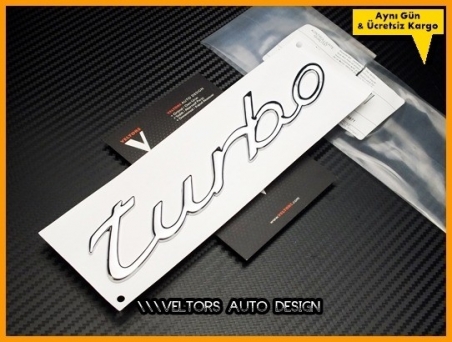 Porsche Panamera Cayman Carrera Macan Turbo Yazı Logo Amblem