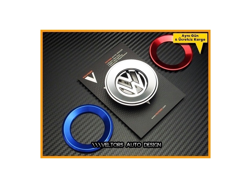 VW Direksiyon Airbag Logo Amblem Halka Gri VW Direksiyon Airbag Logo Amblem Halka Gri
