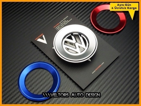VW Direksiyon Airbag Logo Amblem Halka Gri