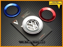 VW Direksiyon Airbag Logo Amblem Halka Gri VW Direksiyon Airbag Logo Amblem Halka Gri