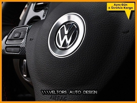 VW Direksiyon Airbag Logo Amblem Halka Gri