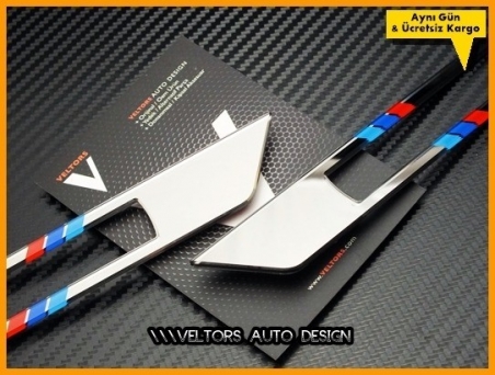 BMW Urban Modern Sport Luxury Yan Logo Amblem Çerçeve Seti