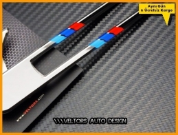 BMW Urban Modern Sport Luxury Yan Logo Amblem Çerçeve Seti