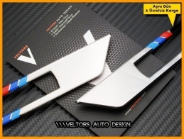BMW Urban Modern Sport Luxury Yan Logo Amblem Çerçeve Seti
