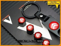 Citroen Logo Amblem Anahtarlık Sibop Kapak Seti