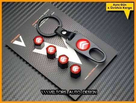 Citroen Logo Amblem Anahtarlık Sibop Kapak Seti