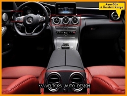 Mercedes W205 C Class Klima Kalorifer Havalandırma Halka Çerçeve Seti
