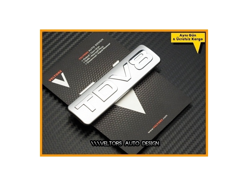 Land Rover Range TDV8 Logo Amblem