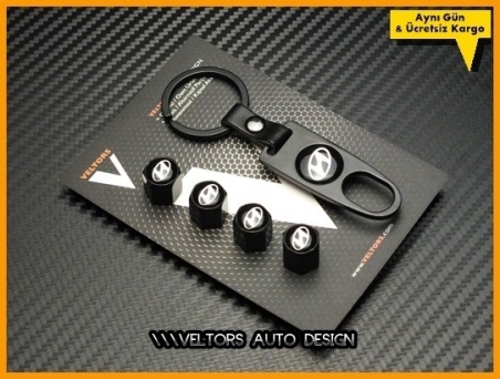 Hyundai Logo Amblem Anahtarlık Sibop Kapak Seti