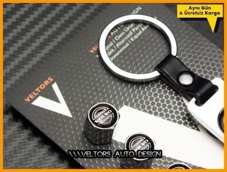 Volvo Logo Amblem Anahtarlık Sibop Kapak Seti