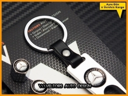 Mercedes Logo Amblem Anahtarlık Sibop Kapak Seti