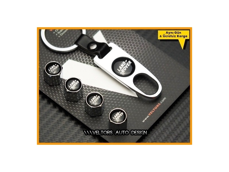Land Rover Logo Amblem Anahtarlık Sibop Kapak Seti