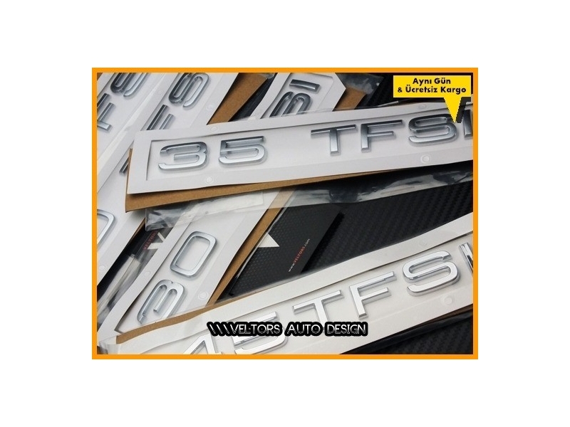 Audi 30 35 40 45 50 TFSI Bagaj Yazı Logo Amblem