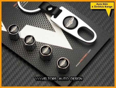 Chrysler Logo Amblem Anahtarlık Sibop Kapak Seti