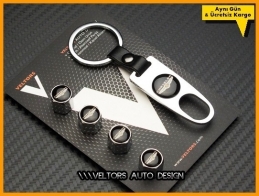 Chrysler Logo Amblem Anahtarlık Sibop Kapak Seti