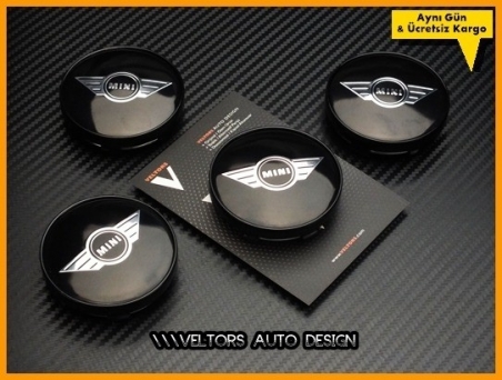 Mini Wings Logo Amblem Jant Göbeği Göbek Kapak Seti