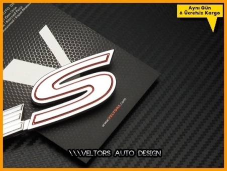 Honda Type S Yazı Logo Amblem