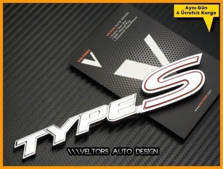 Honda Type S Yazı Logo Amblem