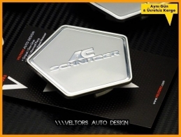 BMW AC Schnitzer Logo Amblem Jant Göbeği Göbek Kapak Seti