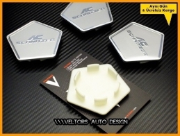 BMW AC Schnitzer Logo Amblem Jant Göbeği Göbek Kapak Seti