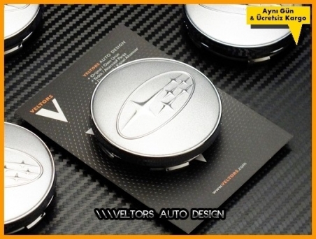 Subaru Logo Amblem Jant Göbeği Göbek Kapak Seti