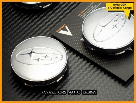 Subaru Logo Amblem Jant Göbeği Göbek Kapak Seti