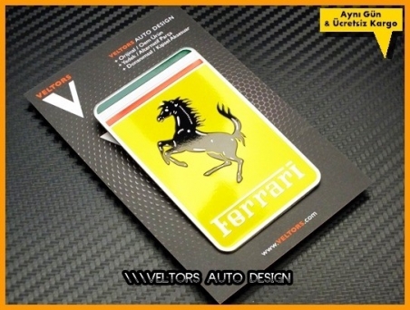 Ferrari Araç Plaket Logo Amblem