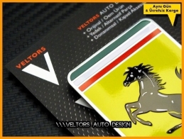 Ferrari Araç Plaket Logo Amblem Ferrari Araç Plaket Logo Amblem