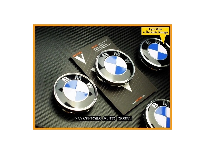 BMW Logo Amblem Jant Göbeği Göbek Kapak Seti