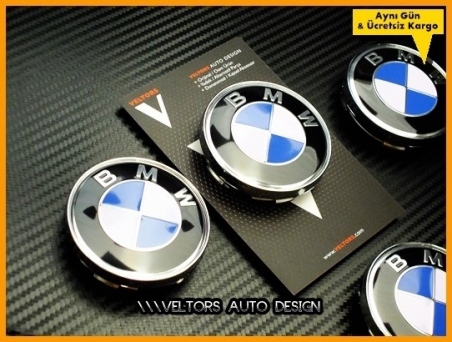 BMW Logo Amblem Jant Göbeği Göbek Kapak Seti
