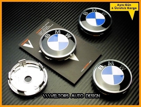 BMW Logo Amblem Jant Göbeği Göbek Kapak Seti