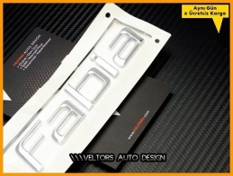Skoda Fabia Bagaj Yazı Logo Amblem
