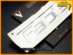 Skoda Fabia Bagaj Yazı Logo Amblem