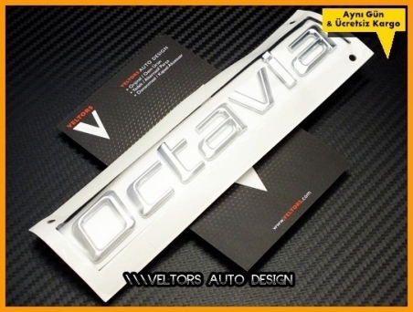 Skoda Octavia Bagaj Yazı Logo Amblem