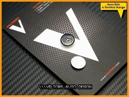 Mercedes Anahtarlık Kumanda Anahtar Logo Amblem Seti