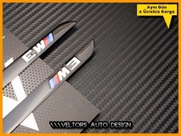 BMW M Technic M3 Yan Çamurluk Izgara Yazı Logo Amblem Seti BMW M Technic M3 Yan Çamurluk Izgara Yazı Logo Amblem Seti