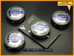 Volvo Logo Amblem Jant Göbeği Göbek Kapak Seti Volvo Logo Amblem Jant Göbeği Göbek Kapak Seti